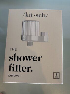 Kitsch Chrome Shower Filter New for Hard Water Chlorine - Never used